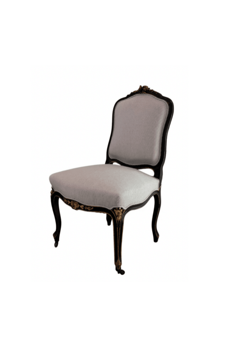 Elegant 19th C French Louis XV-style Chairs, Set of Four