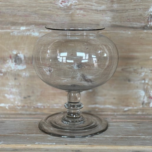 19th C Glass Leech Bowl