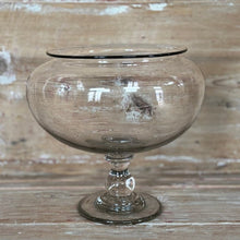 19th C Glass Leech Bowl, Large