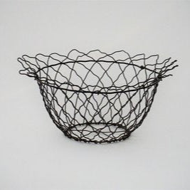 Antique French wire basket