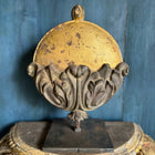 Antique Belgian Gilded Orb Fragment on Stand