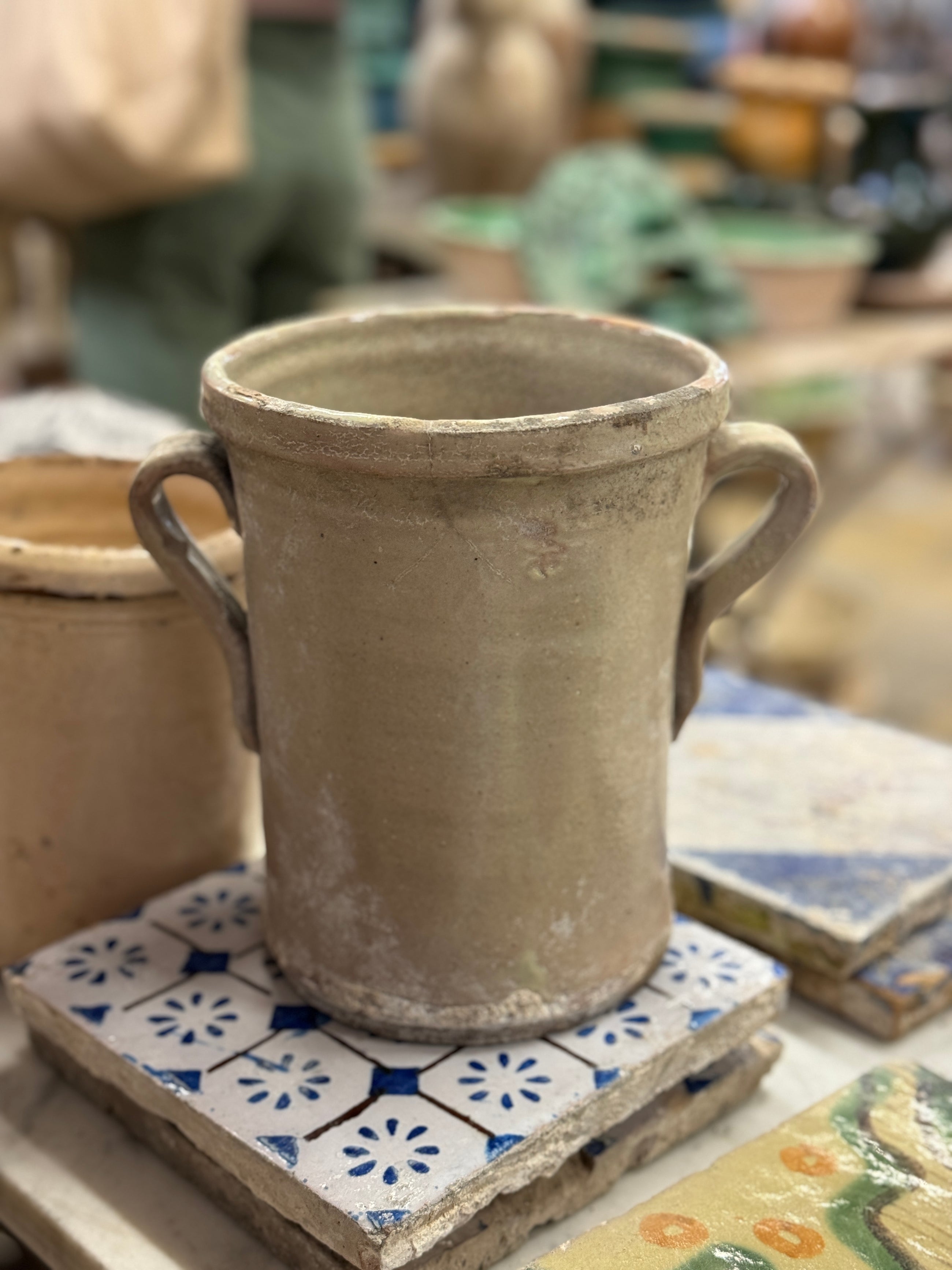 Antique Italian Confit Pot