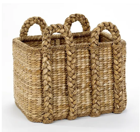 Large Rectangular Rush Basket