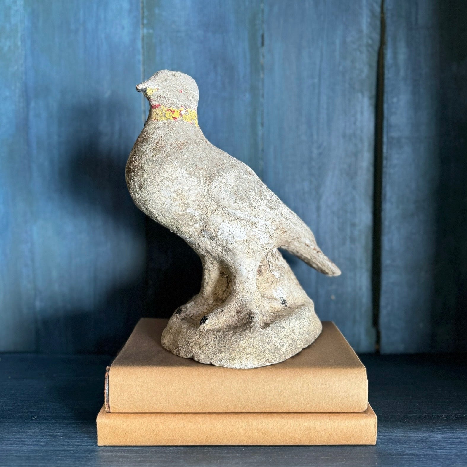 Antique Concrete Dove Sculpture from Belgium