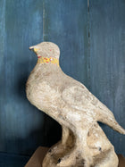 Antique Concrete Dove Sculpture from Belgium