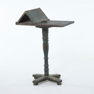 Antique Swedish Folk Art Reading Table, c. 1840