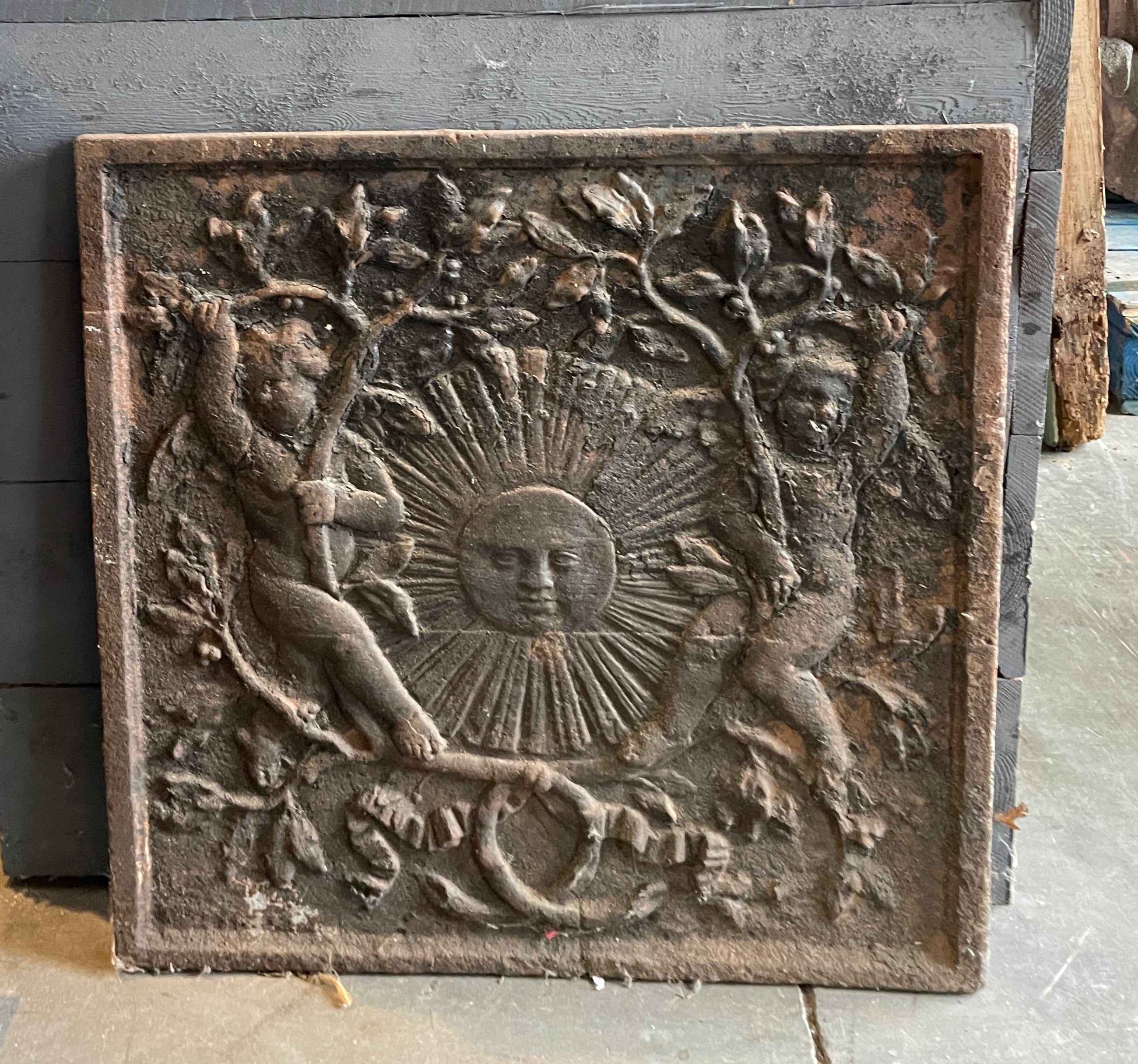 Antique 18th C Fireback