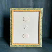 Intaglios Mounted on Linen in Handmade Frame