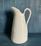 Tall Antique Belgian Ironstone Pitcher